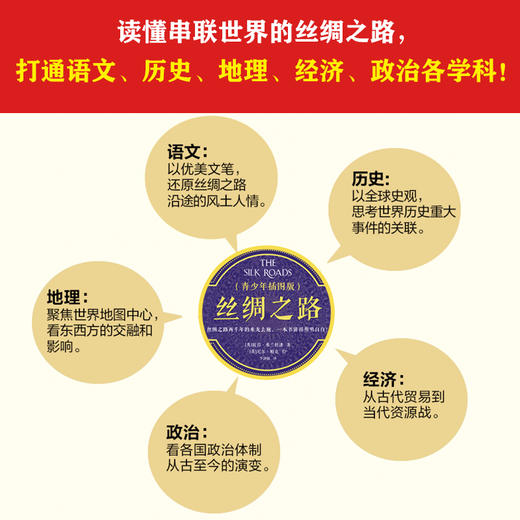 《丝绸之路：青少年插图版》牛津大学教授历史畅销巨著，央视10分钟重磅推荐！ 商品图6
