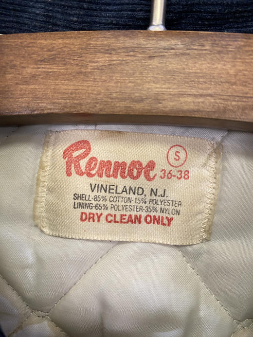80年代 Vintage Rennoc 棒球外套 校队外套 灯芯绒 休闲外套 _CJK(S) 商品图2