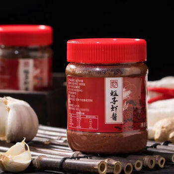 鲜秘蜢子虾酱威海烟台青岛山东特产膏状正宗猛子海鲜酱360g*2瓶	 /粮油调味 /调味品 /中式酱料 商品图5