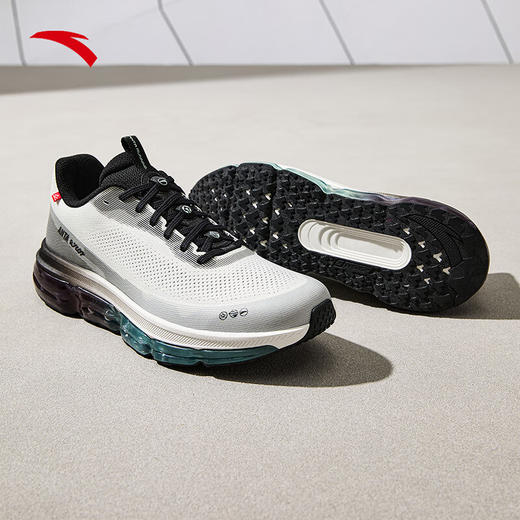 安踏弹力胶丨运动鞋男软底缓震舒适跑步鞋子男防泼水跑鞋112515501 商品图5