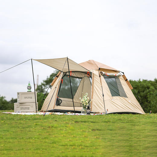 徽羚羊 云海 帐篷 银胶 带门厅杆 流沙金 商品图2