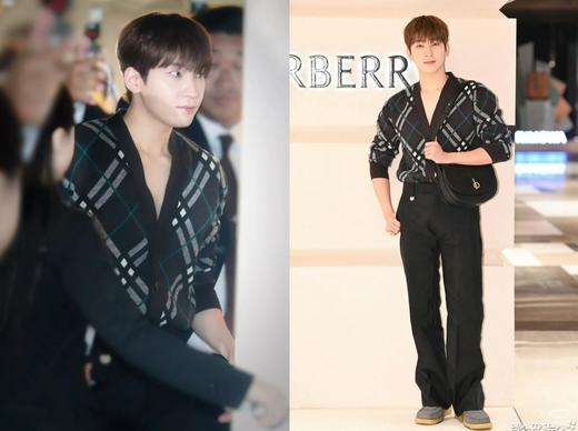 巴家 秋冬新款格纹羊毛马海毛混纺开衫➕圆领（JN） 商品图2