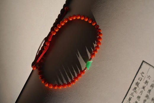 翡翠元宝南红珠 商品图4