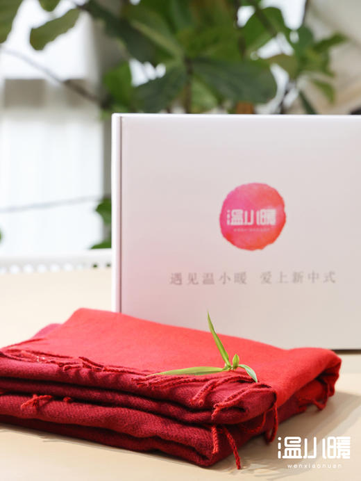 一抹「东方红」 不变「中国色」 红围巾（23815008） 商品图3