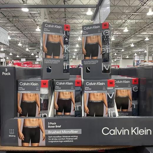 到手价219元 Clavin Klein CK男士宽边速干平角内裤三条装 美国代购，无中文标签，介意慎拍 商品图3