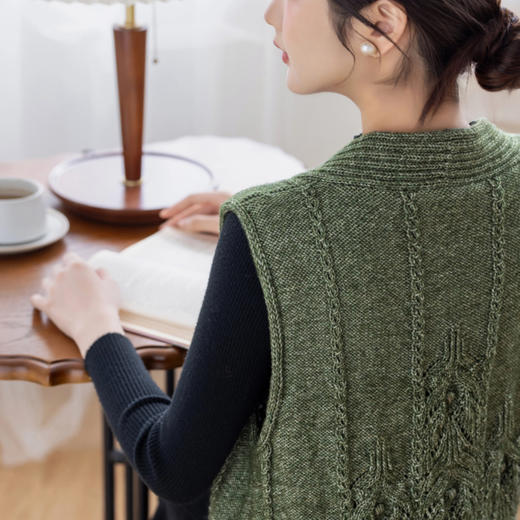 苏苏姐家乐妍背心手工diy编织棒针毛线团材料包 商品图3