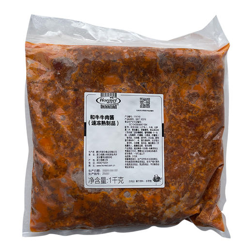 荷美尔和牛牛肉酱1kg(114748) 披萨意面酱拌面盖饭肉末酱调味料餐饮商用(顺丰发货) 商品图6