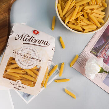 茉莉莎娜两头尖形意大利面（20B）500g 意大利进口 高蛋白 低脂 低盐 /粮油调味 /意大利面 /传统意面 商品图4