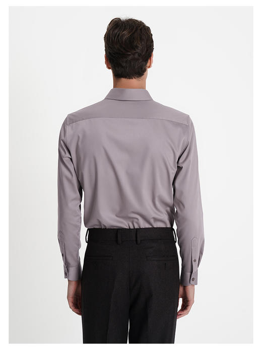 callisto粉色聚酯纤维混纺长袖衬衫 商品图4