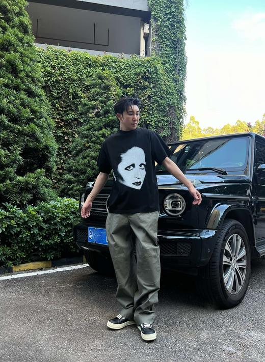 B家 人像做旧短袖T（JN） 商品图1