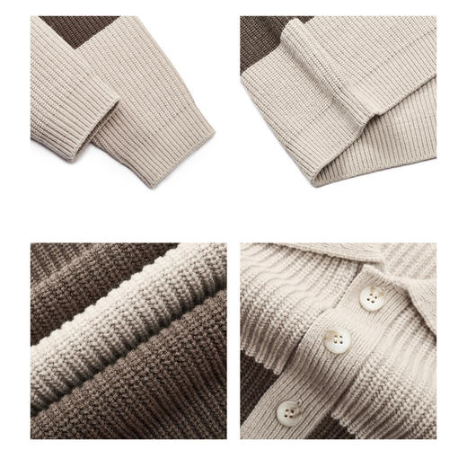 gxg.jeans男装秋季热卖翻领毛衫保暖时尚内搭长袖毛衫J24X203011 商品图3