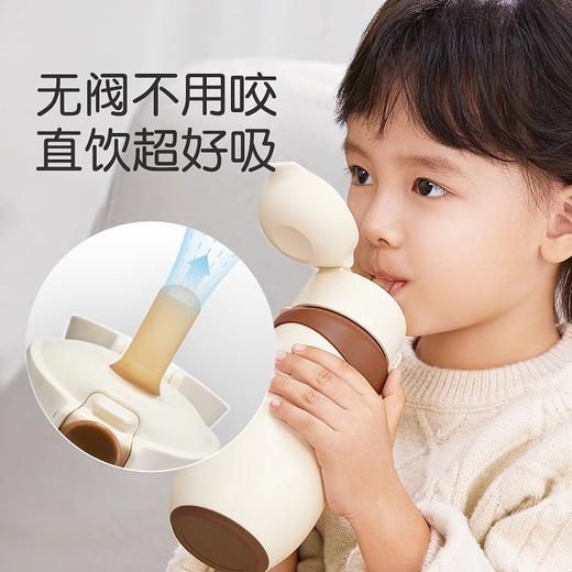 世喜儿童保温杯480ml水杯宝宝婴幼儿直饮吸管幼儿园外出水壶1一3岁以上 商品图3