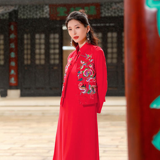 龙凤呈祥马甲 | 杨丽萍老师同款 | 百搭 两色可选 商品图4