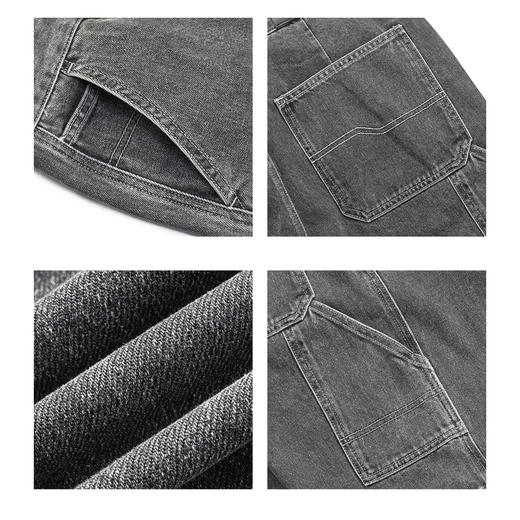 gxg.jeans男装夏季浅灰牛仔短裤JEX12500352 商品图3