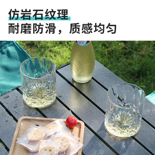 飞图乐 苍松绿-铝合金折叠桌椅-方桌五件套【LXGWCJ3.0】 商品图4