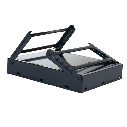 徽羚羊 户外折叠轻便迷你烧烤炉烧烤架  烤架尺寸35*27*20  升级款   厚1mm  磨砂处理） 商品图1