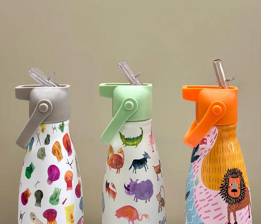 【啾啾妈专属】COOL BOTTLES惊奇世界系列保温杯✨来自西班牙的设计师品牌 3D印花杯身，7层杯壁工艺内部抽真空技术❗保热18h、保冷36h 保温效果卓越 304不锈钢 商品图12