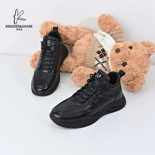 经典鲨2024年冬季新款男士加绒加厚保暖休闲运动鞋棉鞋KW269-D55121 商品图1