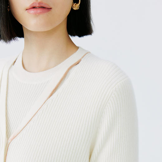 东黎 • 山羊绒女士秋冬V领开衫 4747 商品图8