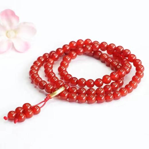 红玛瑙三圈手串【配礼品袋】 商品图2