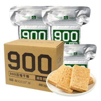 900压缩饼干 方便应急食品 家庭屯粮900压缩干粮200g*5包组合 /粮油调味 /方便食品 /其他方便食品 商品图6