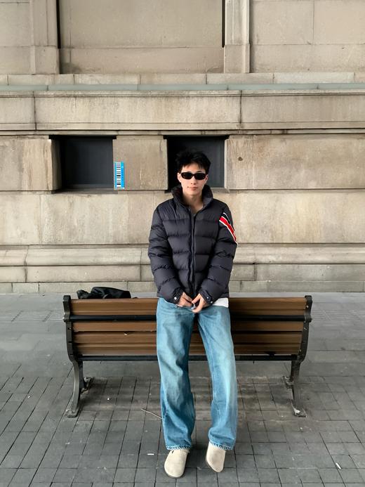 蒙口 三色织带羽绒服（JN） 商品图1