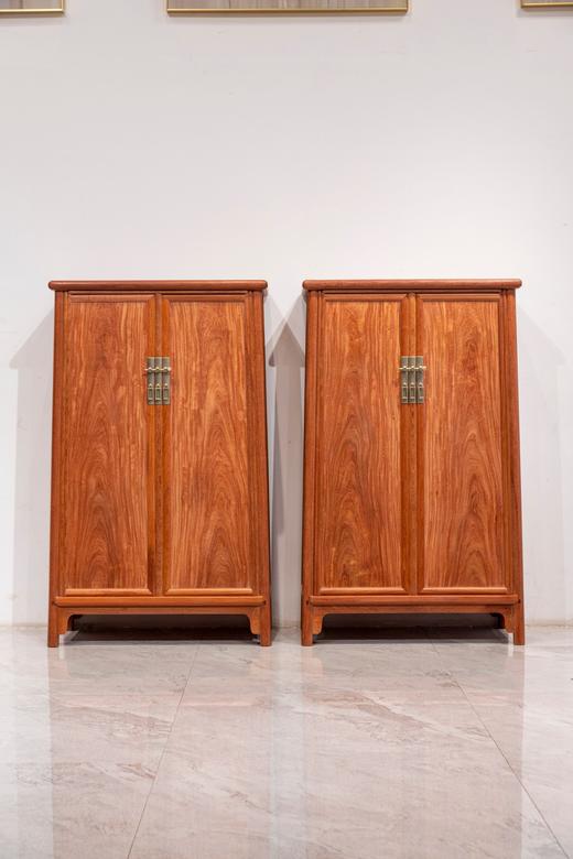 红桥红  家具严选  缅甸花梨（大果紫檀）【 125 明式素面 小圆角柜】 商品图0