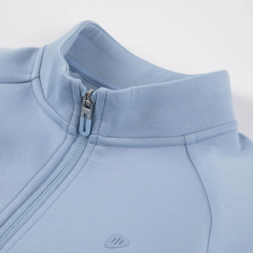 水孩儿童装春季新款儿童运动外套男童高弹力上衣女童柔软简约拉链衫 商品图1