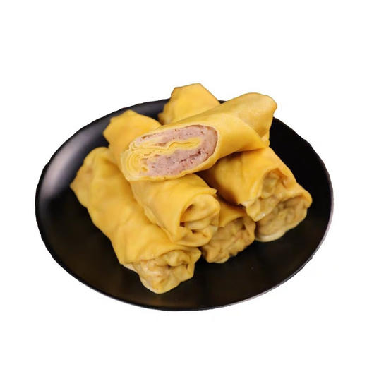 【锅汇食材】新鲜黑猪肉千张百叶包 方便速食锁鲜半成品特产 豆腐皮卷手工240g*4盒 商品图6