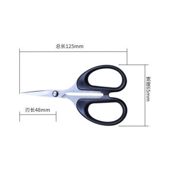 张小泉办公剪不锈钢家用剪手工剪纸学生美工小剪刀小号花边剪刀尖头剪刀 商品图4
