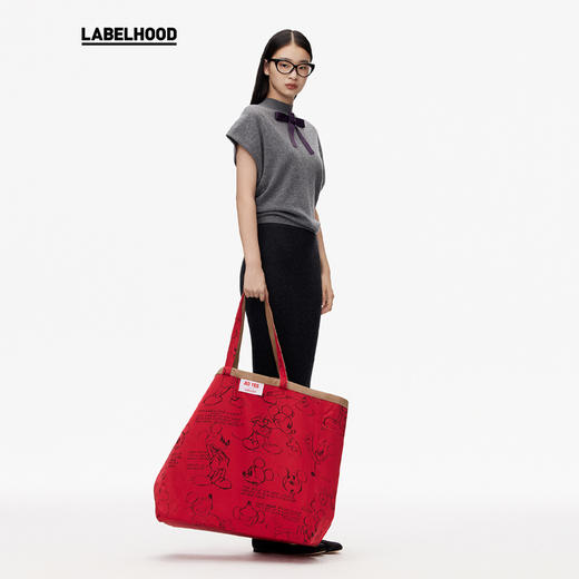 【AO YES x LABELHOOD】蕾虎奇趣见真我印花托特包春夏新款 商品图2