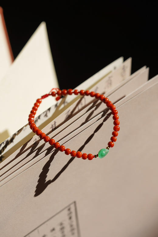 翡翠元宝南红珠 商品图5