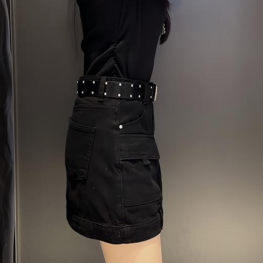 Z配腰带牛仔短裙 春季 850151142485 商品图1