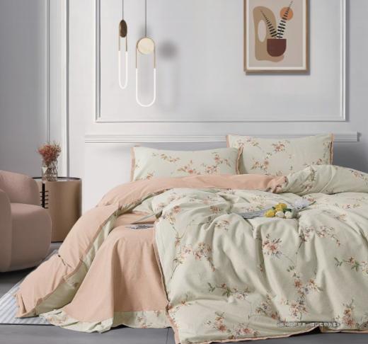 【远梦】纯棉加厚磨毛四件套（到店选择花色） 商品图2