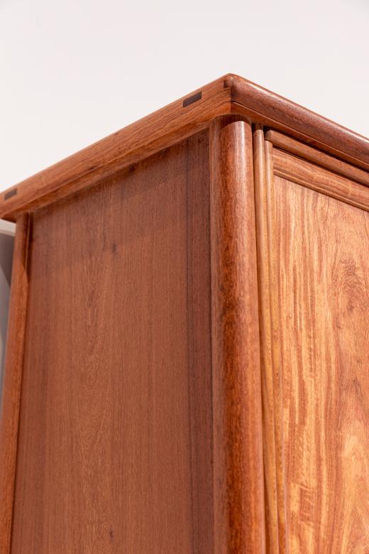 红桥红  家具严选  缅甸花梨（大果紫檀）【 125 明式素面 小圆角柜】 商品图3