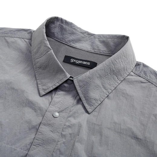 gxg.jeans男装夏季工装翻领短袖衬衫JEX12302202 商品图2