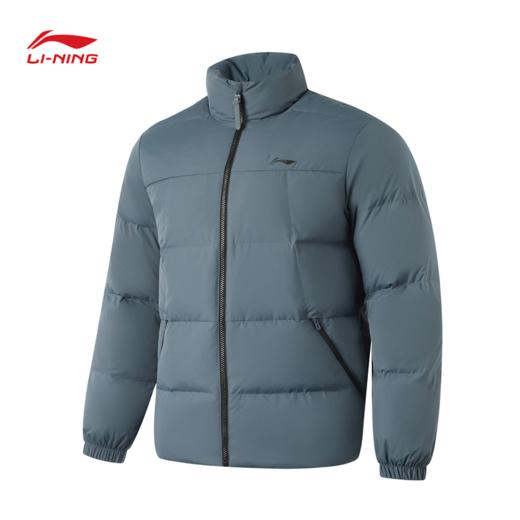 李宁健身系列男子防泼水80%鸭绒短羽绒服AYMU097 商品图0
