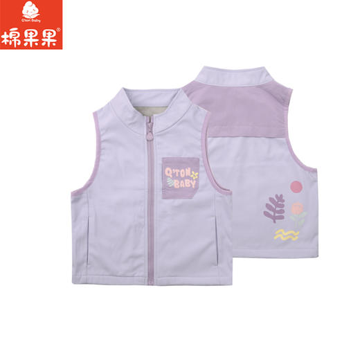 棉果果春季新品商场同款女童复合绒马夹M122171325077 商品图3