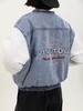 LIVINGTOWN/LT老古董拼接水洗牛仔服 商品缩略图3