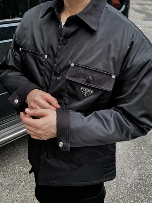 P家 秋冬新款 翻领拼接棉服 夹克外套（JN） 商品图3