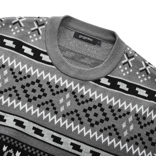 gxg.jeans男装秋季热卖圆领毛衫简约休闲保暖毛衣J24X203066 商品图2