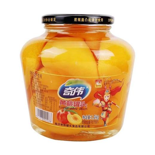 奇伟 黄桃罐头 1.2kg/罐 商品图0