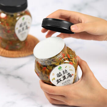 田野故事 酸辣豇豆角450g 酸香爽脆辣感过瘾大瓶装腌制即食开胃拌面下饭菜 /粮油调味 /调味品 /榨菜/酱腌菜 商品图1