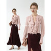 COCOBELLA静奢风荷叶边衬衫女25秋雅致小立领气质衬衣SR0001-2 商品缩略图2