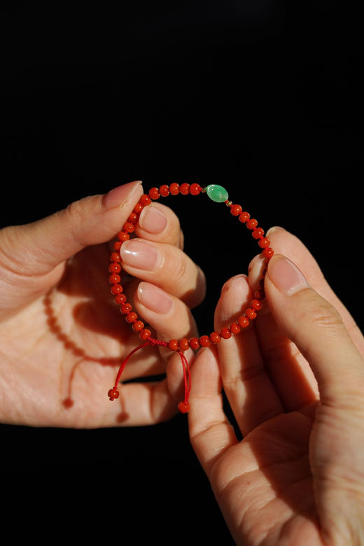 翡翠元宝南红珠 商品图3