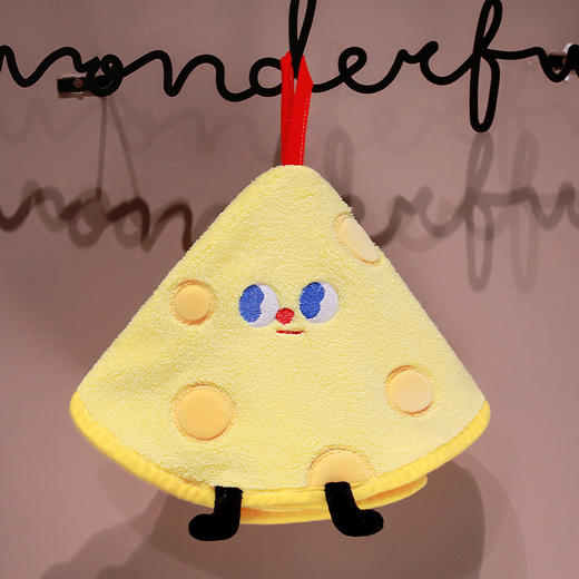 【美好小物擦手巾，便携生活，方便实用】可爱擦手巾挂式 挂式加厚小毛巾 儿童卫生间 厨房吸水抹布 速干搽手巾-QQ 商品图6