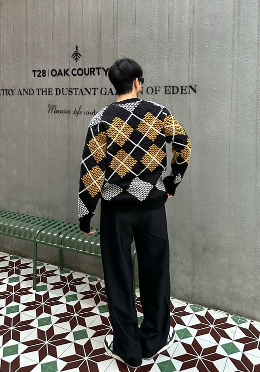 罗家 高克重提花针织圆领（JN） 商品图3