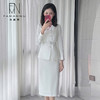 IWY/白色西装套裙女秋冬新款正式场合商务面试工作服职业装CS14306 商品缩略图1