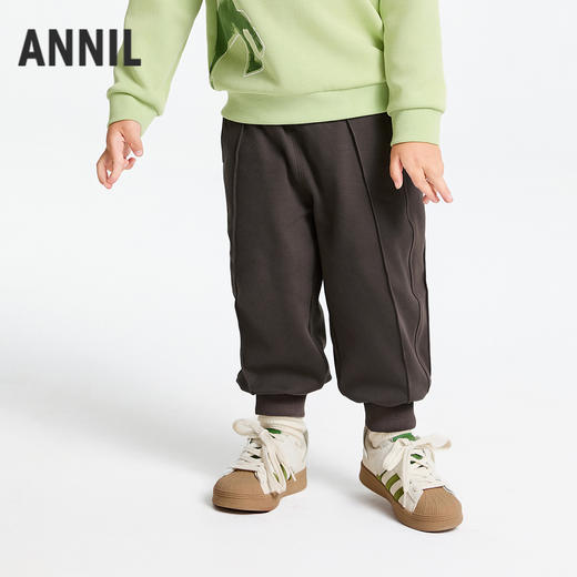 男童全腰针织单裤春季新款安奈儿童装实体店同款XB516536 商品图0