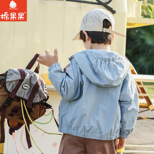 棉果果春季新品商场同款男童连帽外套M112100325114 商品图2